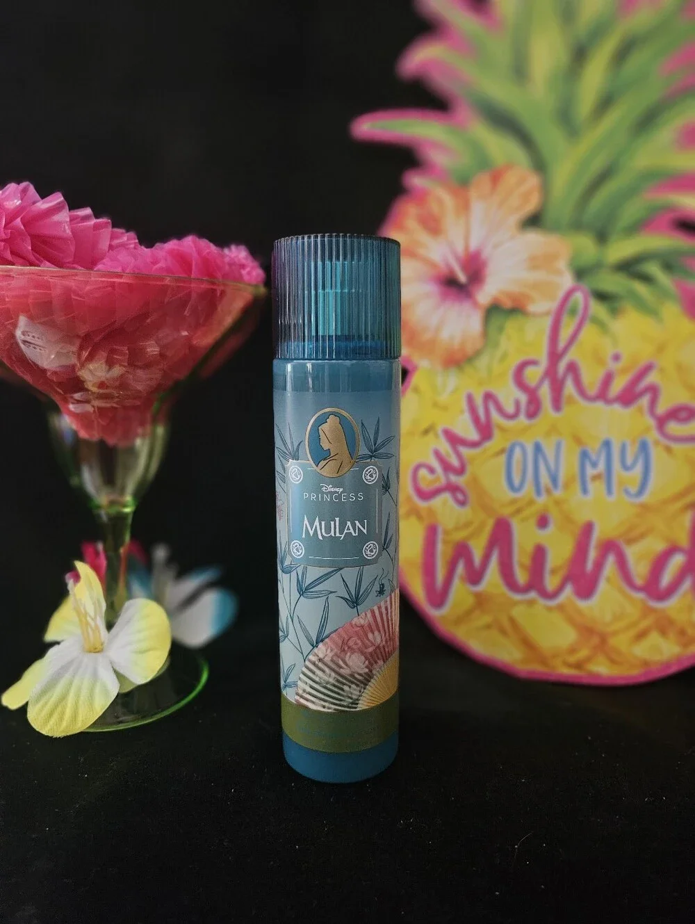 NWT Bath & Body Works Disney Princess Mulan Bodycare Set - Pink/Teal